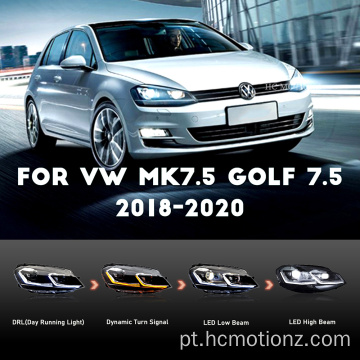 HCMOTIONZ 2018-2020 Volkwagen MK7.5 Luzes dianteiras